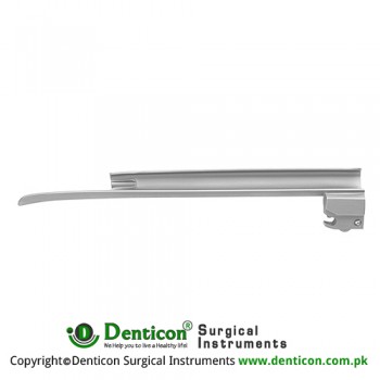Corona™ Premium Fiber Optic Miller Laryngoscope Blade Fig. 3 - For Women Stainless Steel, Working Length 170 mm